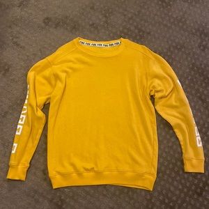 Pink yellow long sleeve size S